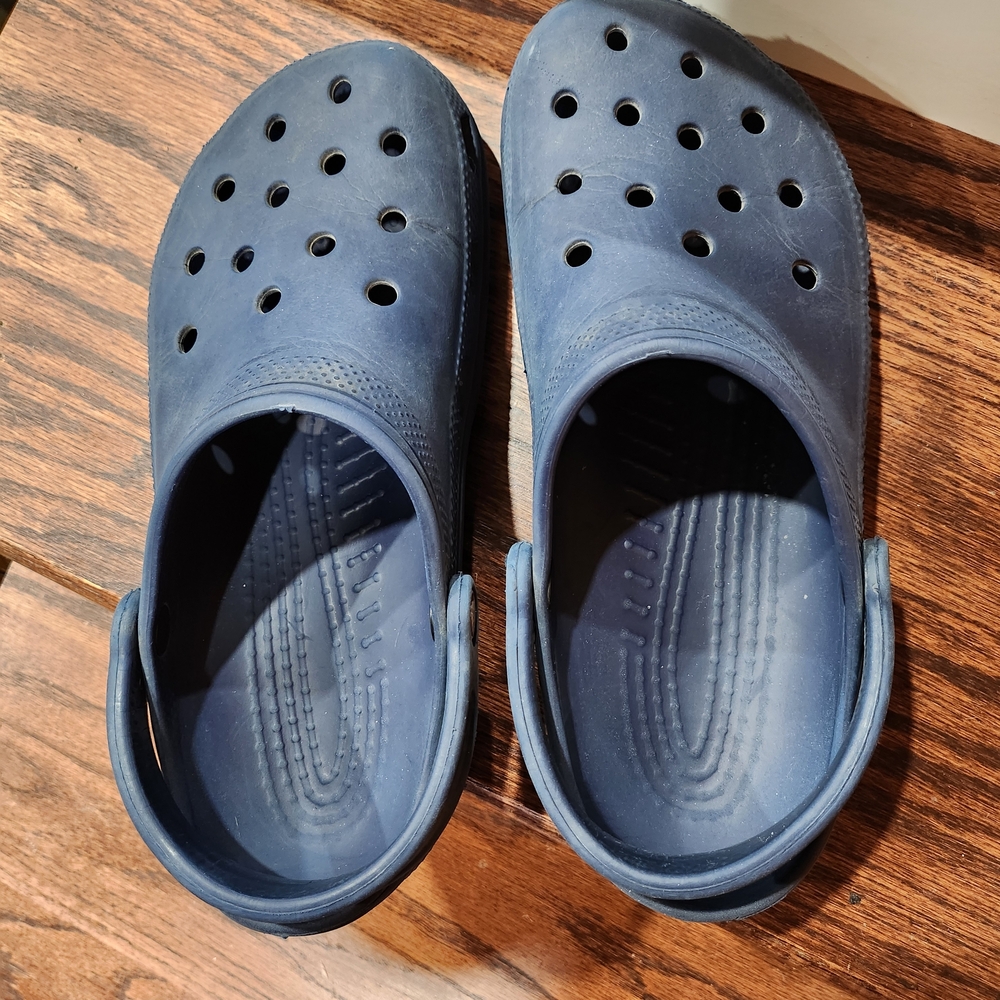 CROCS Navy Blue Slip-On Clogs